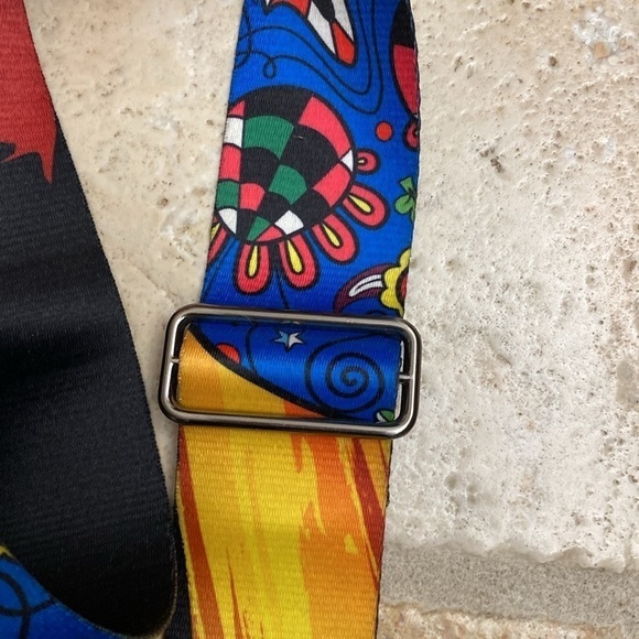 Guitar Strap San Leandro strap Co. Vintage inspired Fun Musical - Picture 2 of 7